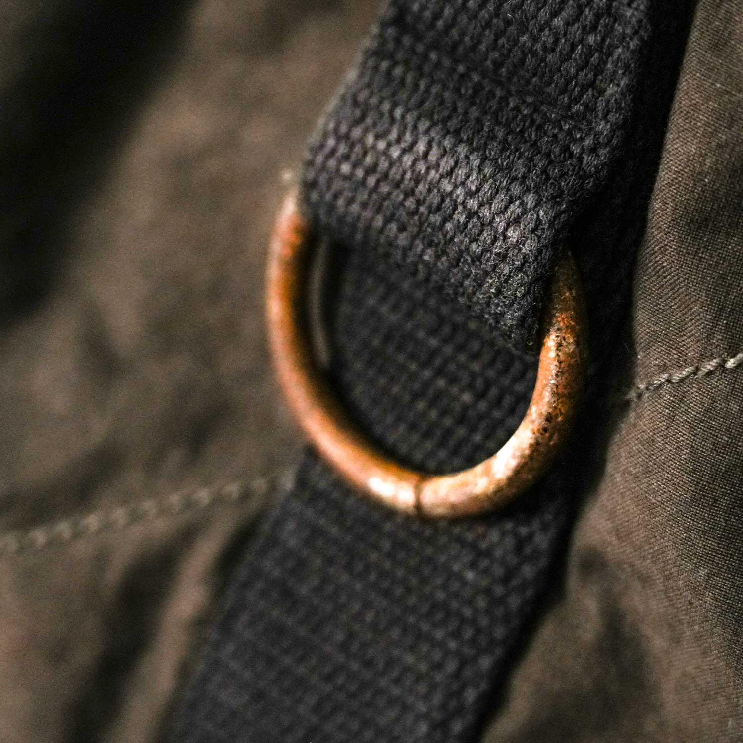 FRENCH MILITARY BLACK DYED DUFFEL BAG 50sフランス軍テント × US