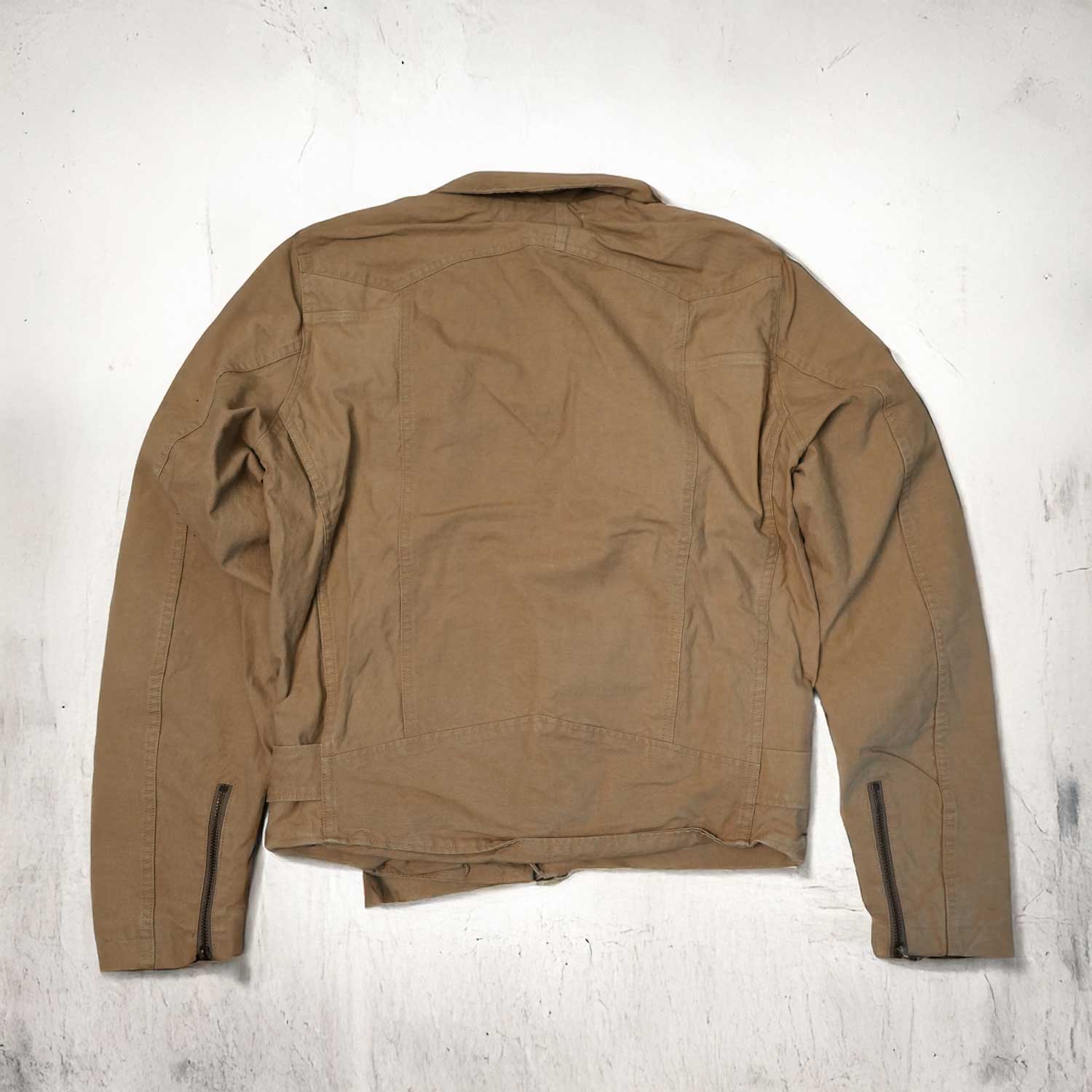 50's フランス軍テント生地 リメイクライダースジャケット 1950s