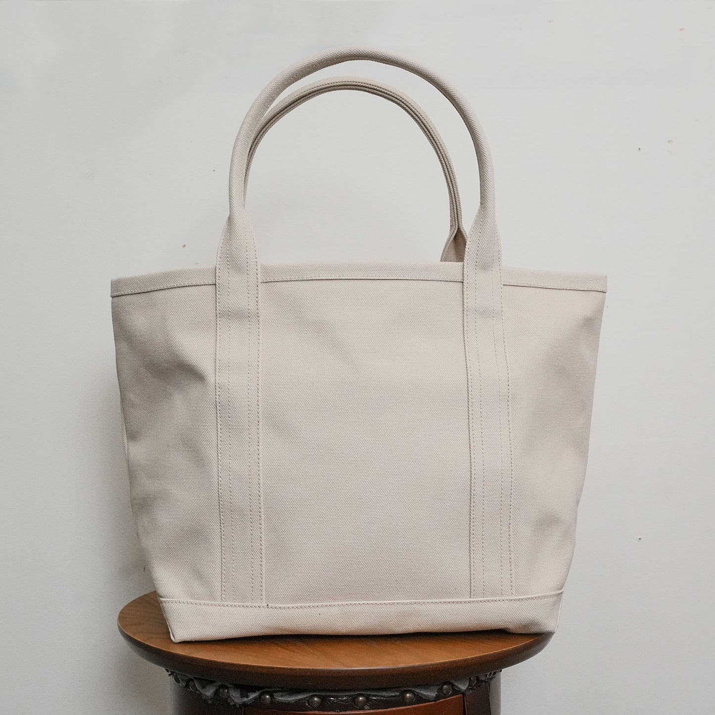 【100-Year Tote】極厚4号帆布 ハンドメイド トートバッグ ホワイト｜100年愛せるタフな極厚4号キャンバス