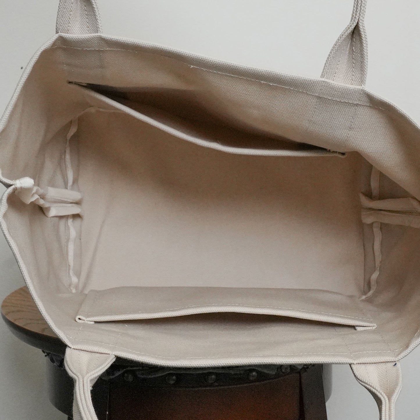 【100-Year Tote】極厚4号帆布 ハンドメイド トートバッグ ホワイト｜100年愛せるタフな極厚4号キャンバス