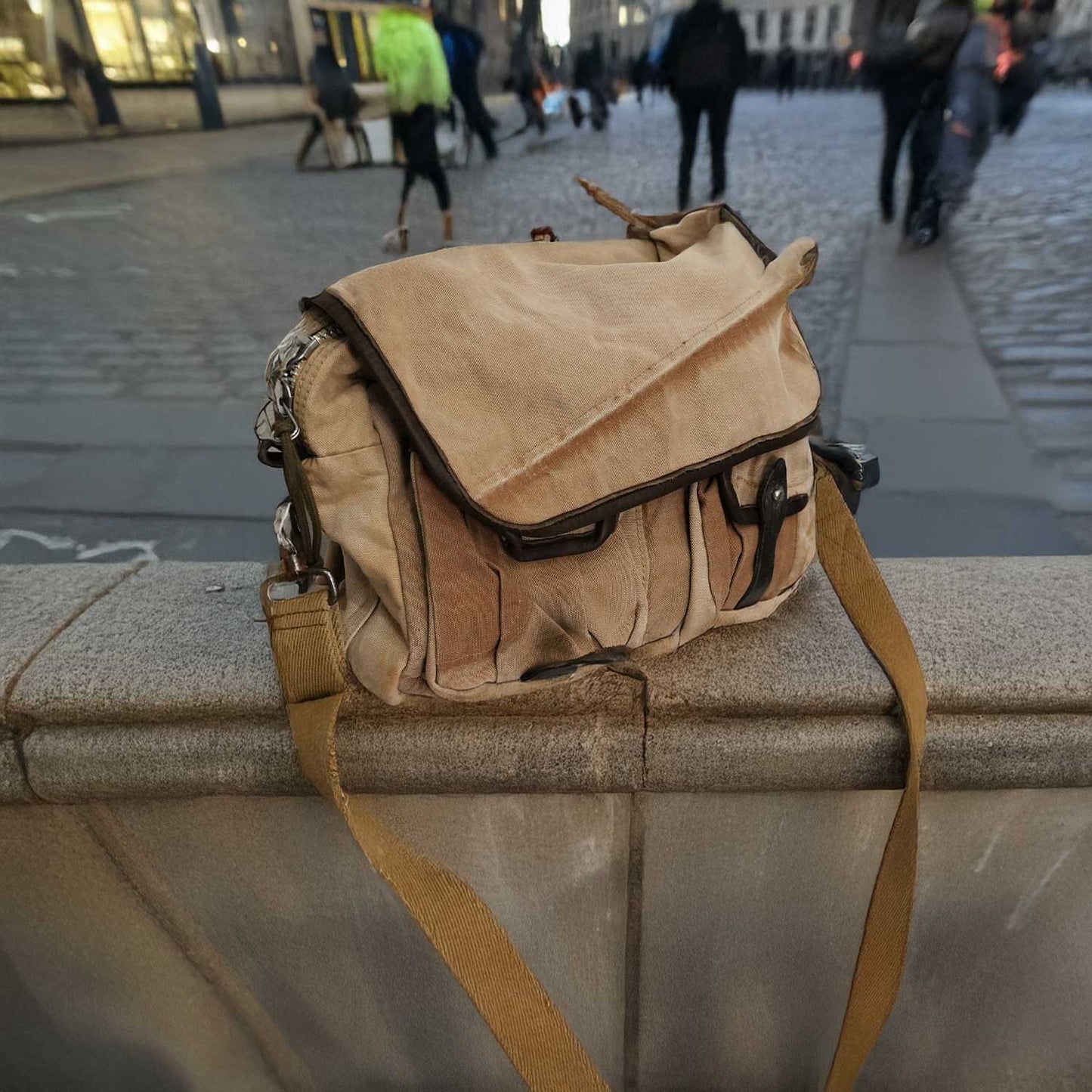 ヴィンテージ USワークジャケット リメイク メッセンジャーバッグ