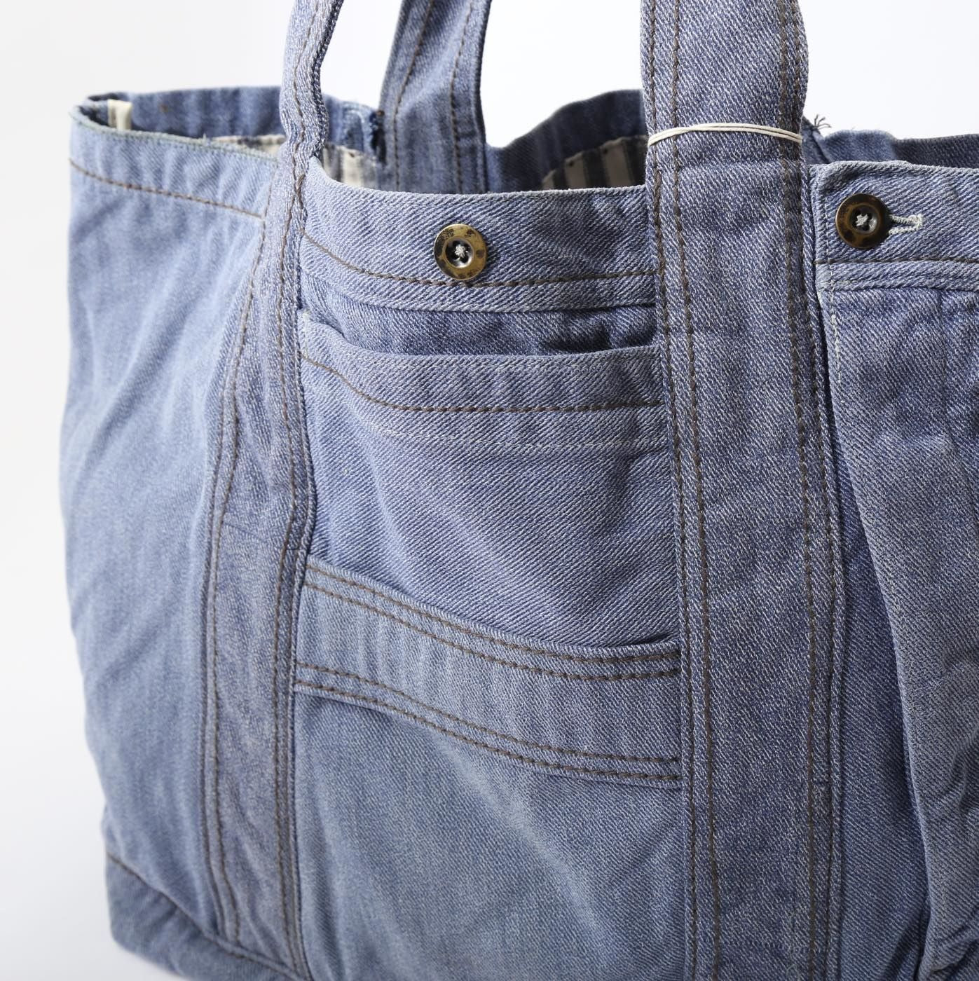 トートバッグ（TK-36SWJK）(1950年代アーミージャケットリメイク)｜T.K GARMENT SUPPLY｜リメイク・リサイクル・ナチュラルをメインコンセプトとして掲げたブランド