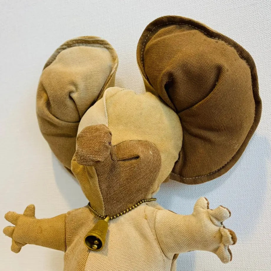 TK Duck Mouse（真鍮ペンダント）斜めから｜T.K GARMENT SUPPLY｜リメイク・リサイクル・ナチュラルをメインコンセプトとして掲げたブランド