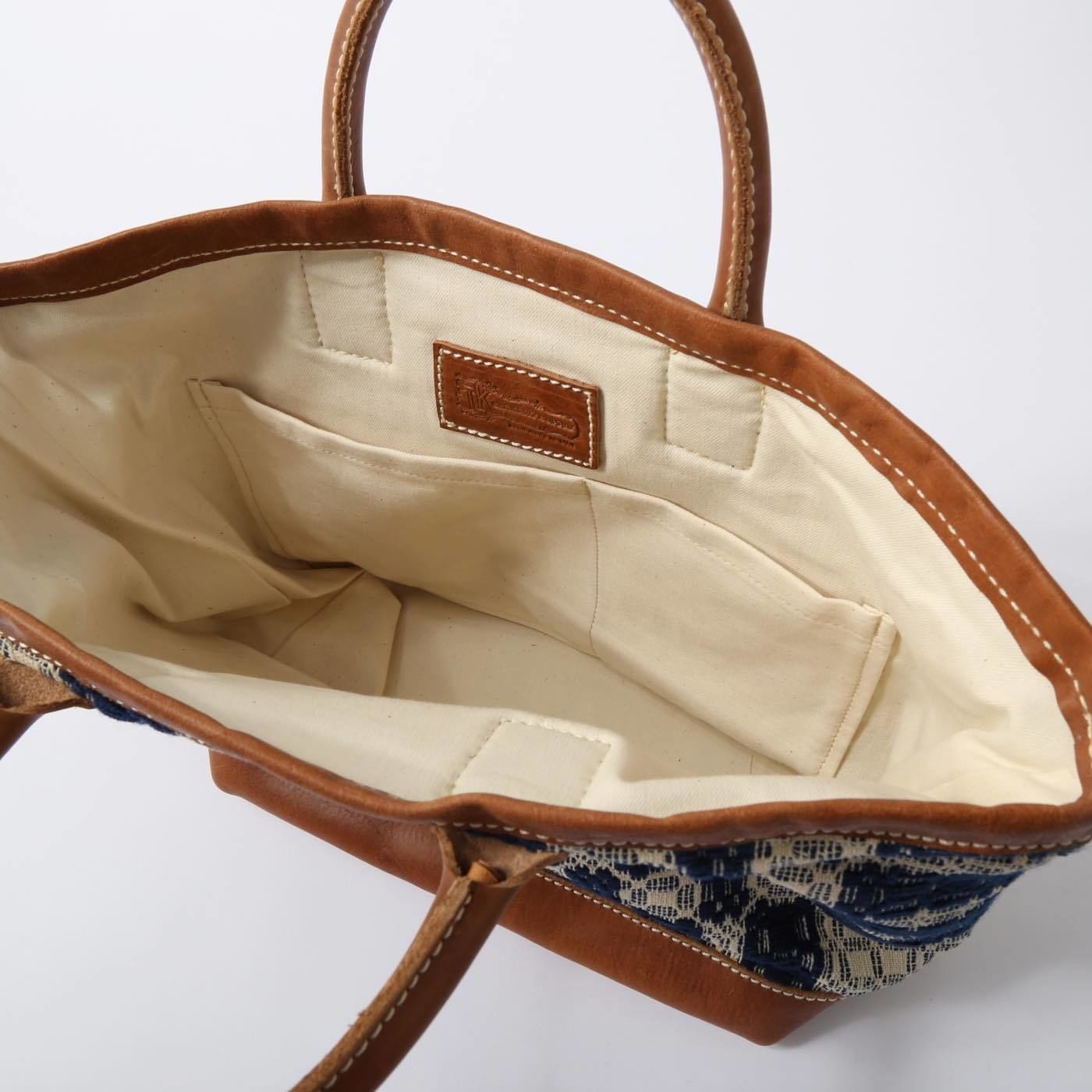 トートバッグ（TK-08BL）(1800年代US製のニット生地リメイク)｜T.K GARMENT SUPPLY｜リメイク・リサイクル・ナチュラルをメインコンセプトとして掲げたブランド5