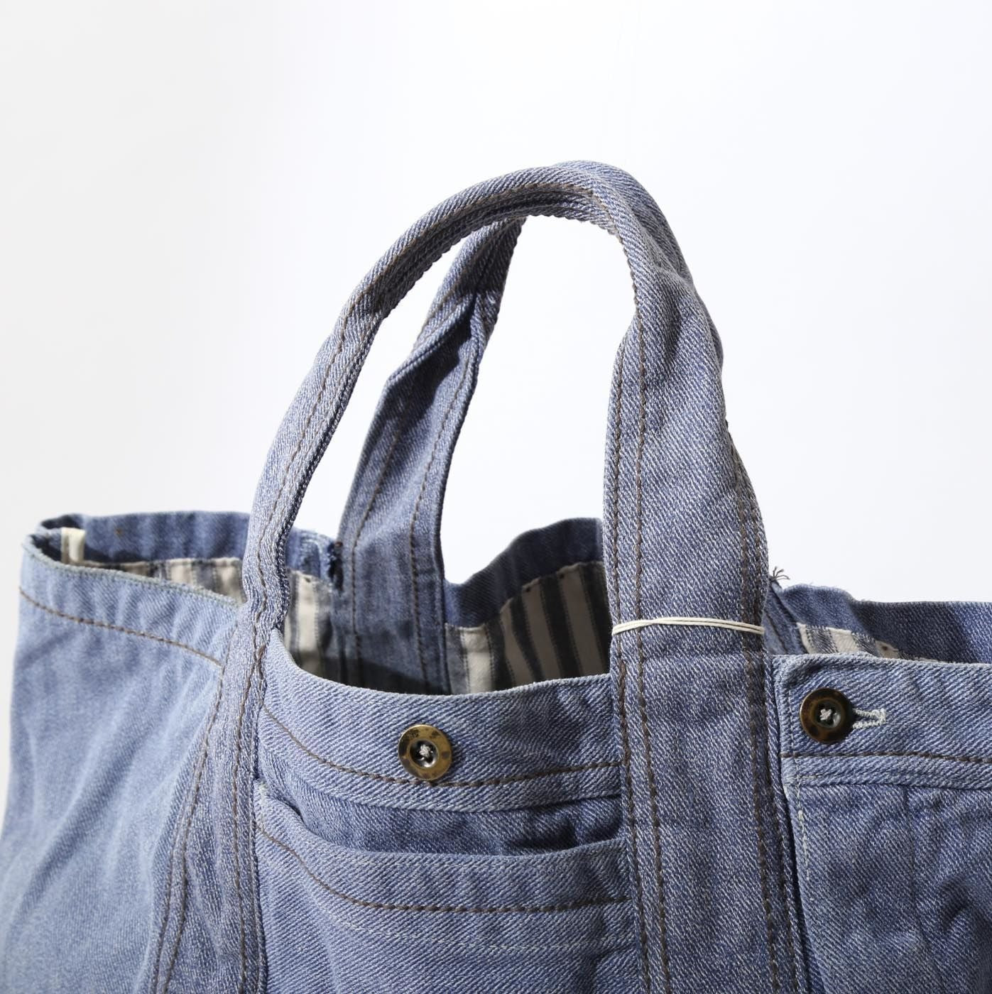 トートバッグ（TK-36SWJK）(1950年代アーミージャケットリメイク)｜T.K GARMENT SUPPLY｜リメイク・リサイクル・ナチュラルをメインコンセプトとして掲げたブランド3