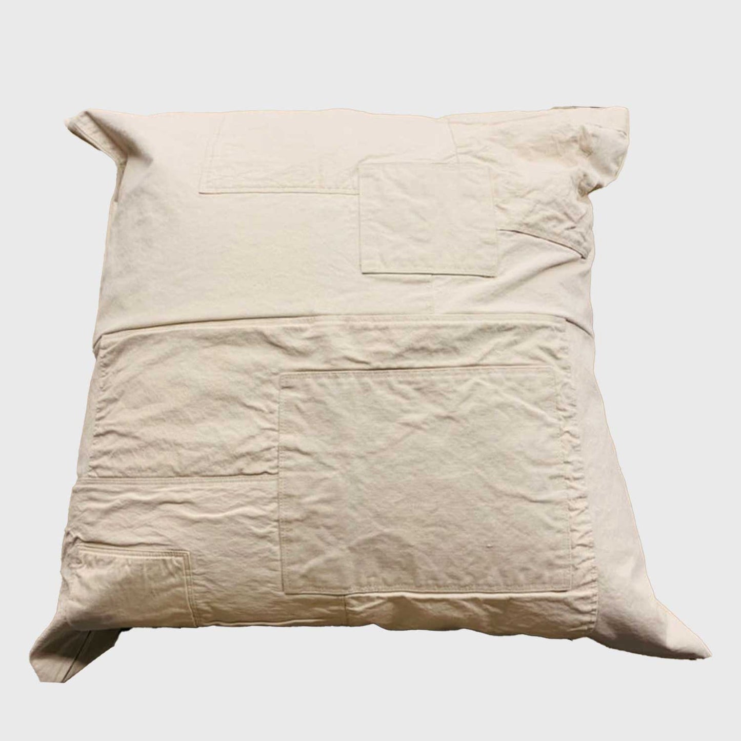 商品管理 TK-Boro クッション（Canvas）(日本製帆布生地パッチワーククッションBOROスタイル)90cm角｜T.K GARMENT SUPPLY｜リメイク・リサイクル・ナチュラルをメインコンセプトとして掲げたブランド