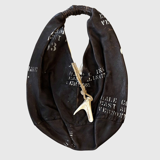 ショルダーバッグ(ビンテージレザー(鹿皮)リメイク)｜T.K GARMENT SUPPLY｜リメイク・リサイクル・ナチュラルをメインコンセプトとして掲げたブランド