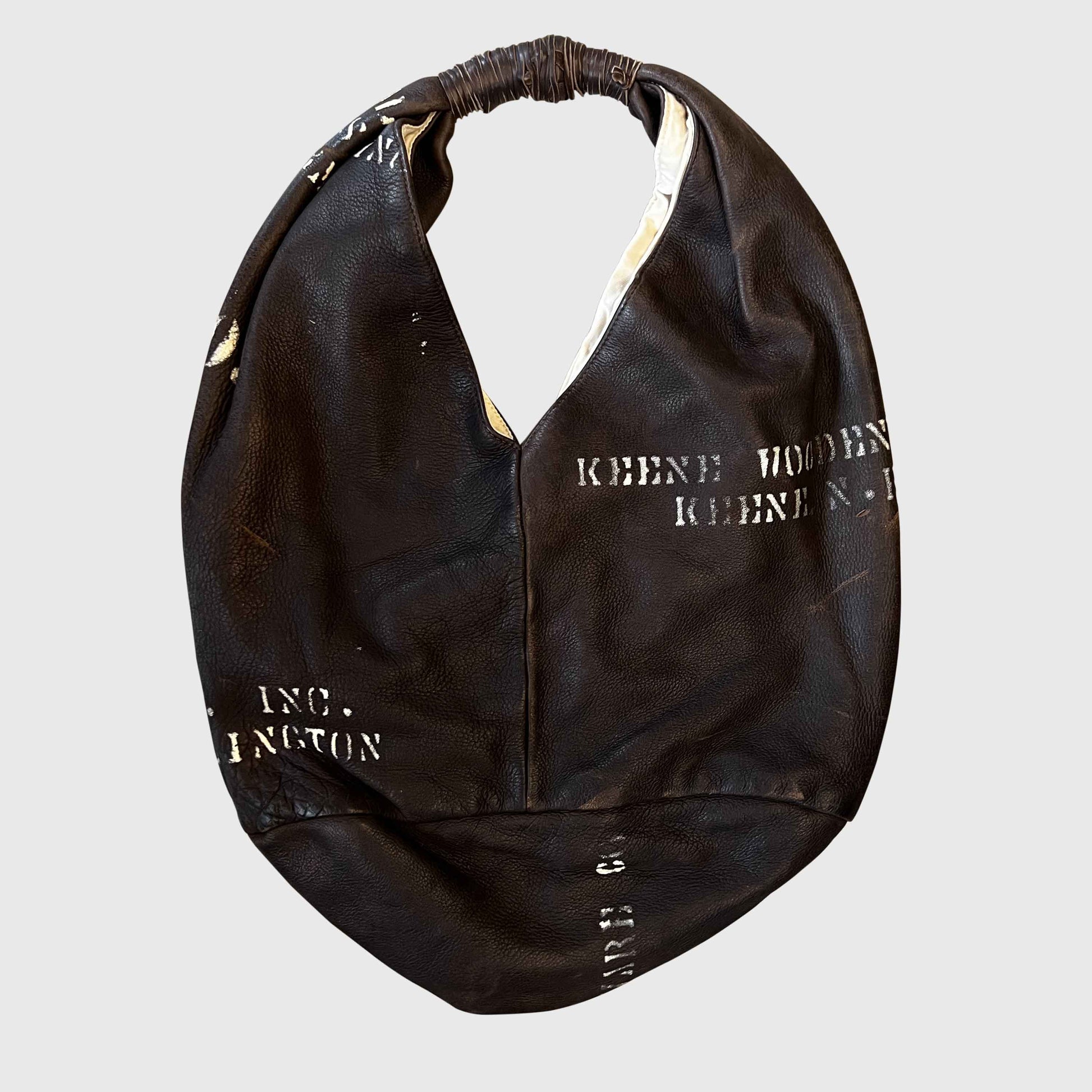 ショルダーバッグ(ビンテージレザー(鹿皮)リメイク)｜T.K GARMENT SUPPLY｜リメイク・リサイクル・ナチュラルをメインコンセプトとして掲げたブランド4