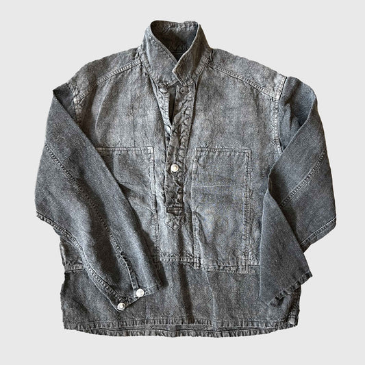 デッキシャツジャケット TKR-J2001（イタリアンリネン）｜T.K GARMENT SUPPLY｜リメイク・リサイクル・ナチュラルをメインコンセプトとして掲げたブランド