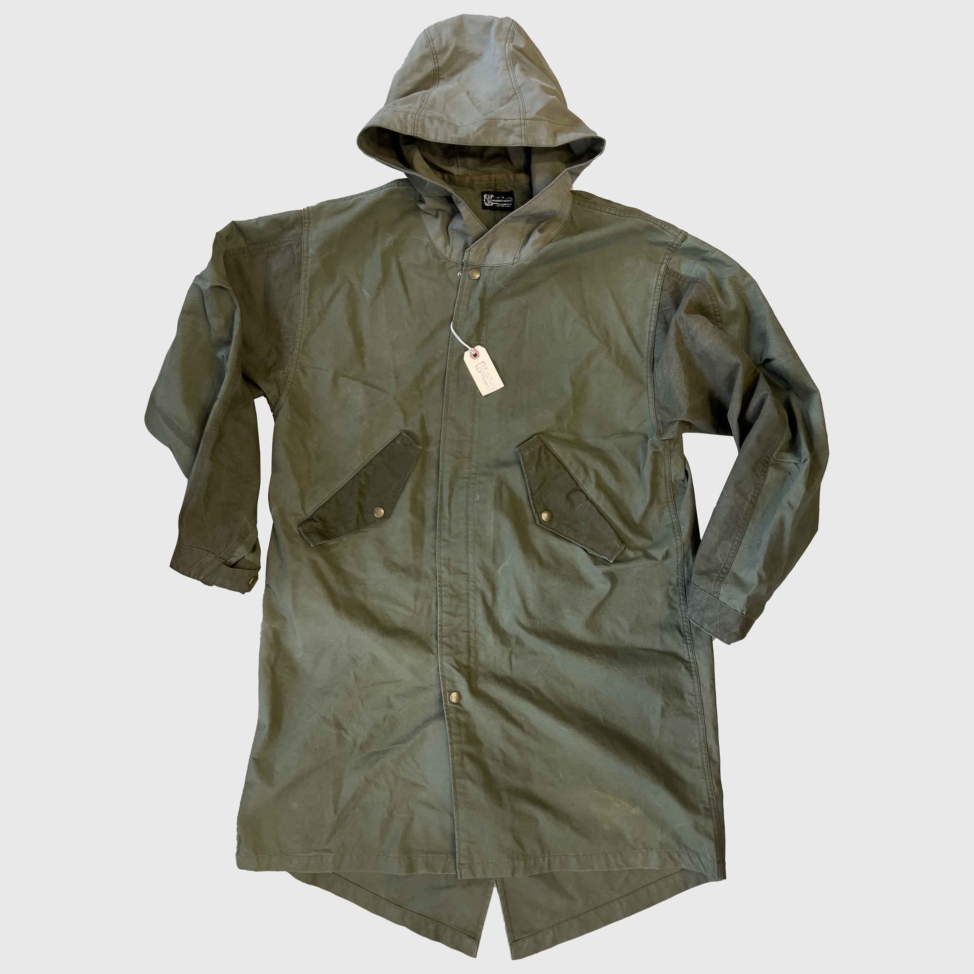 M51 フード付ロングコート(US ARMYヴィンテージクロスリメイク)T.K GARMENT SUPPLY｜リメイク・リサイクル・ナチュラルをメインコンセプトとして掲げたブランド