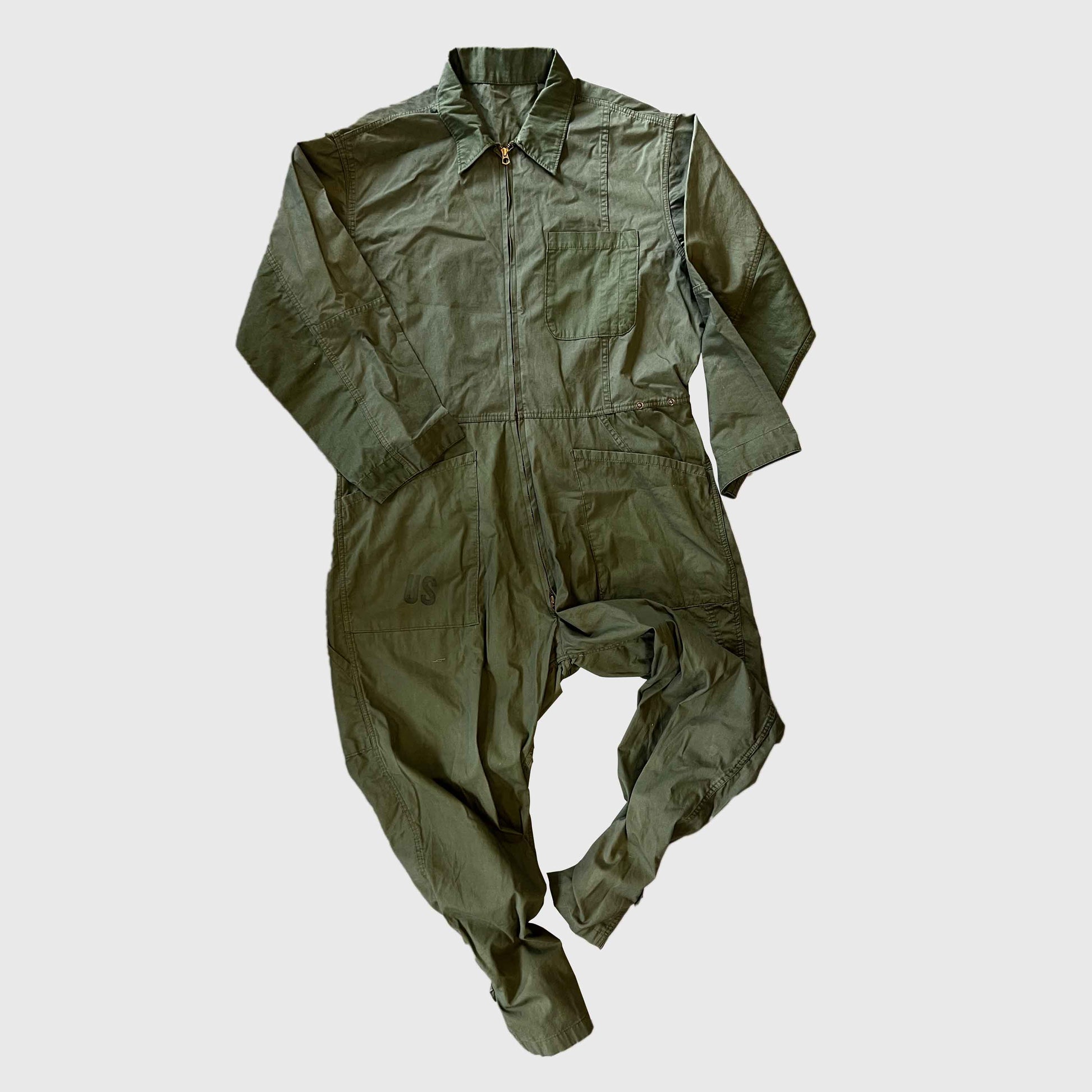 オールインワン(US ARMY ヴィンテージクロスリメイク)#つなぎ｜T.K GARMENT SUPPLY｜リメイク・リサイクル・ナチュラルをメインコンセプトとして掲げたブランド