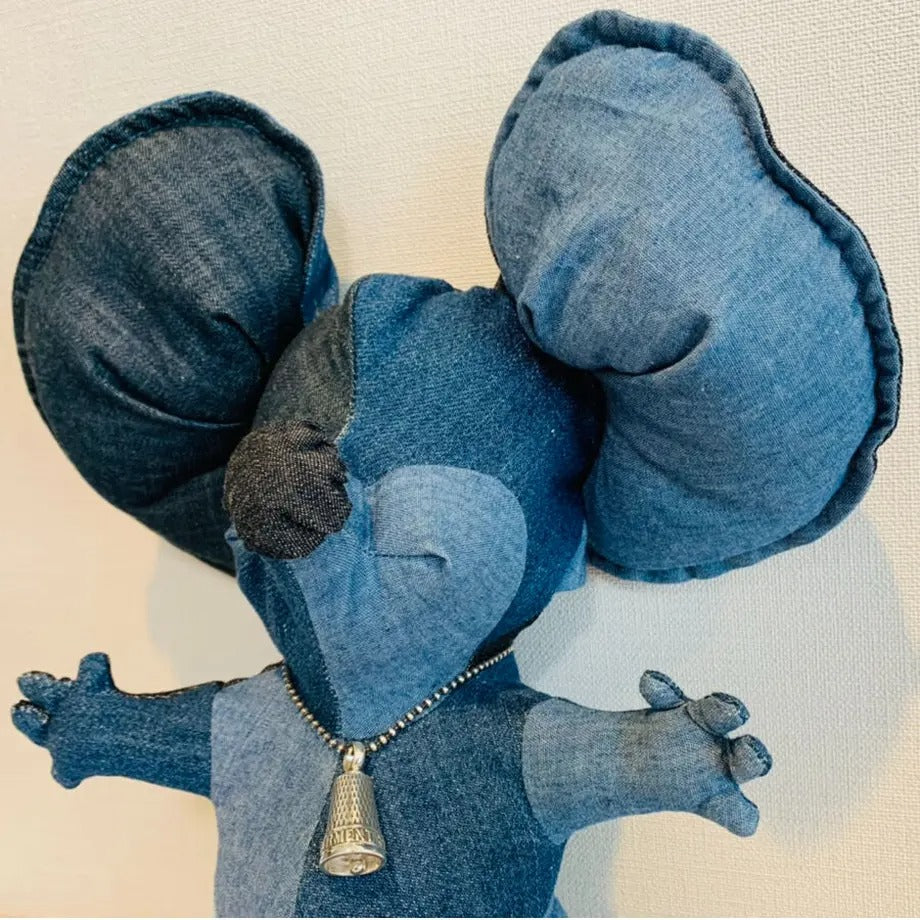 TK Denim Mouse（シルバーペンダント）｜T.K GARMENT SUPPLY｜リメイク・リサイクル・ナチュラルをメインコンセプトとして掲げたブランド　デニム生地