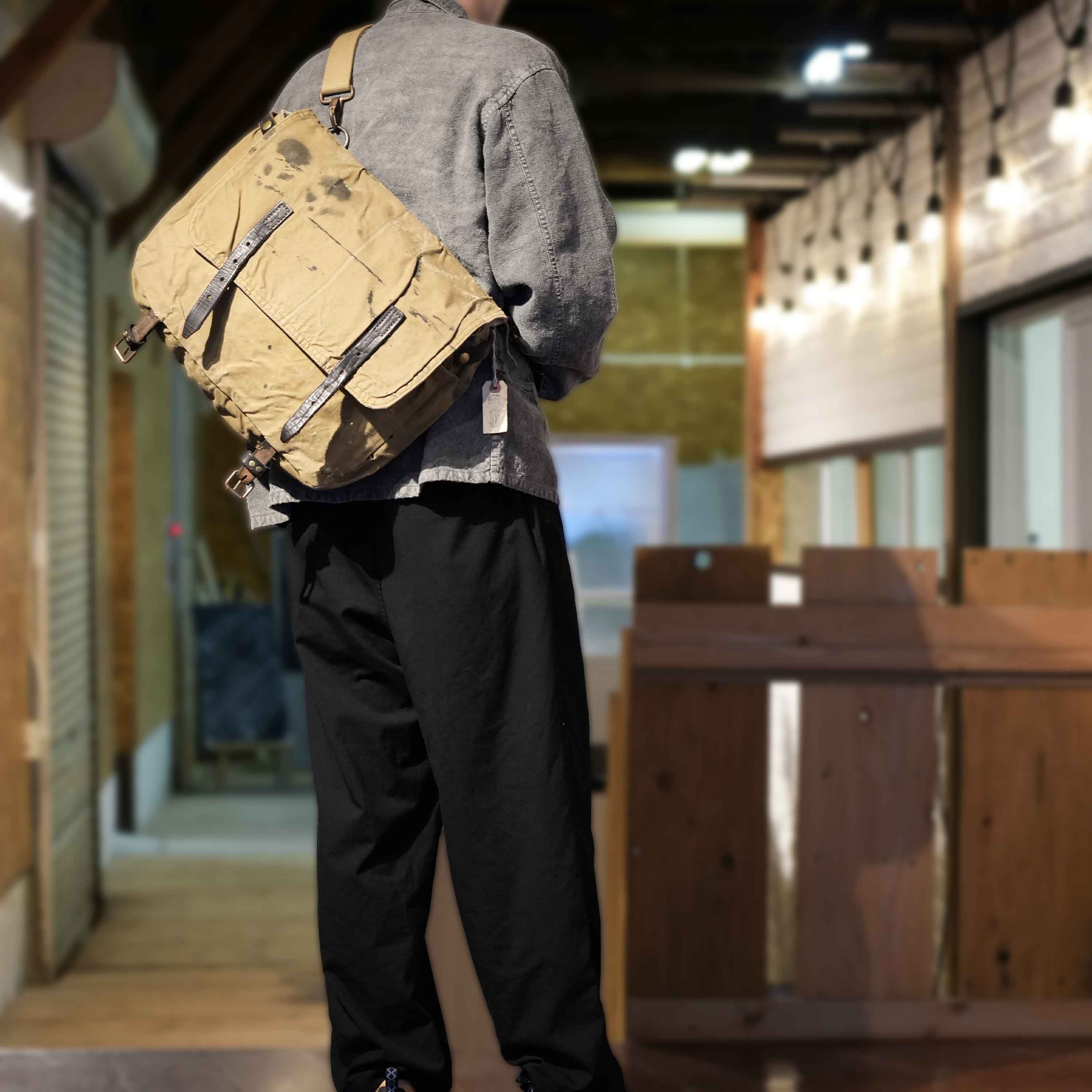 ポストマンBAG（60sフランスミリタリーテントリメイク） – T.K GARMENT