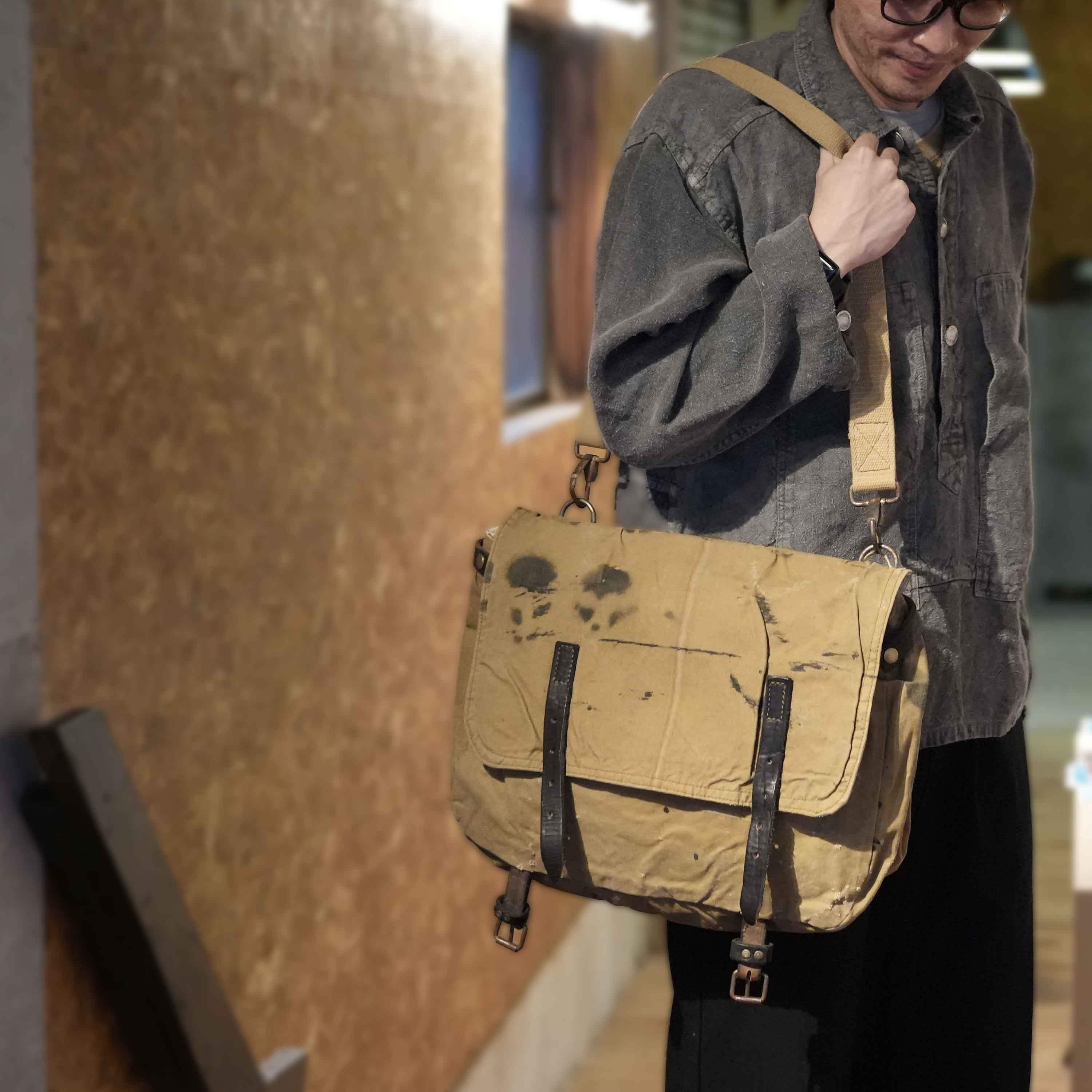 ポストマンBAG（60sフランスミリタリーテントリメイク） – T.K GARMENT
