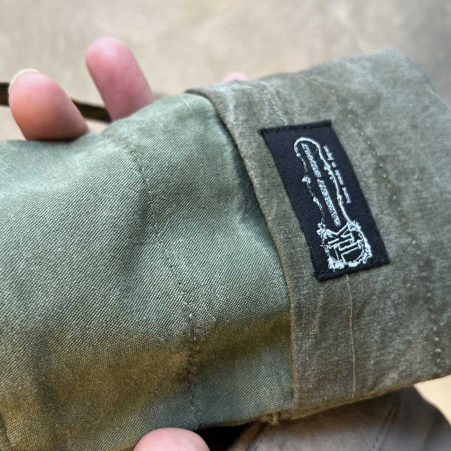 ネックポーチ｜ミニマリスト｜US ARMY ヴィンテージテント リメイク【くっきー！さんが動画で紹介してくださいました】